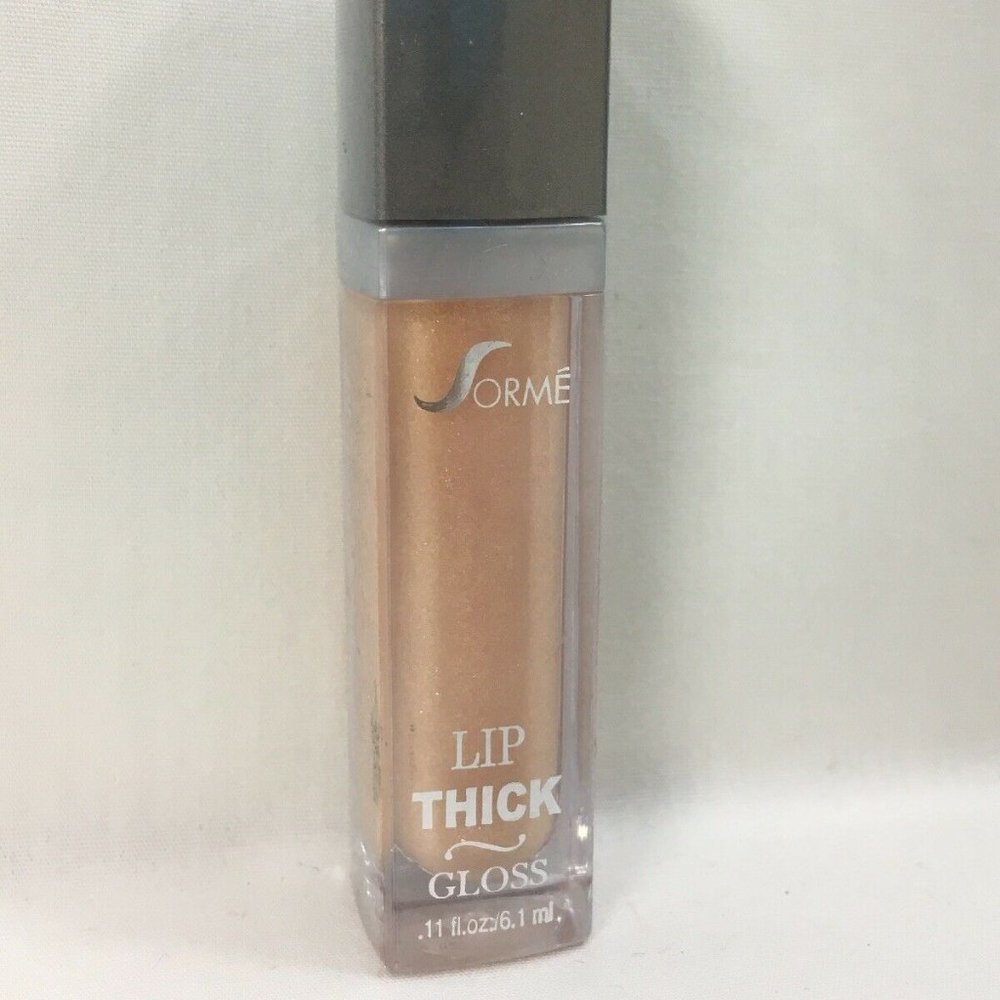 Lip Thick Lip Gloss Plumps & Shines 'Demure 1006' Sorme 0.11 oz C30